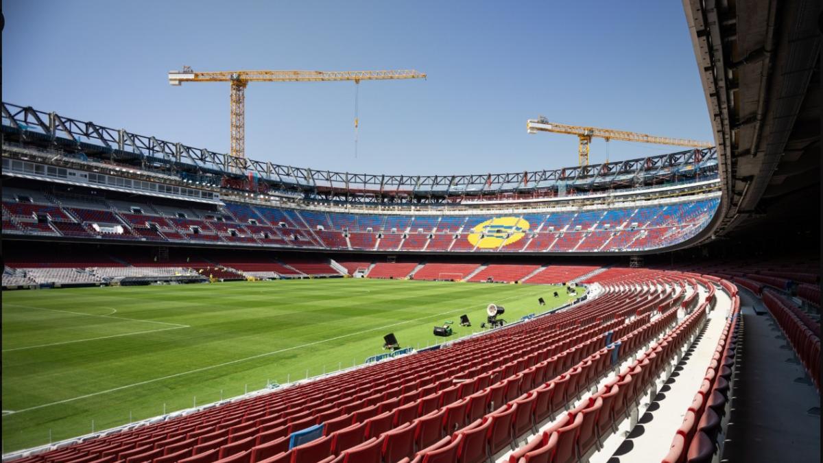Camp Nou is close to being ready to open.