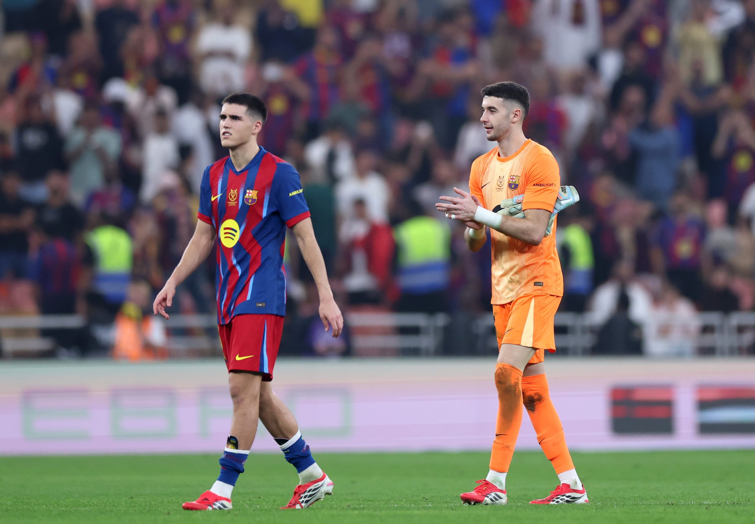 Joan Garcia during the Spanish Supercup.