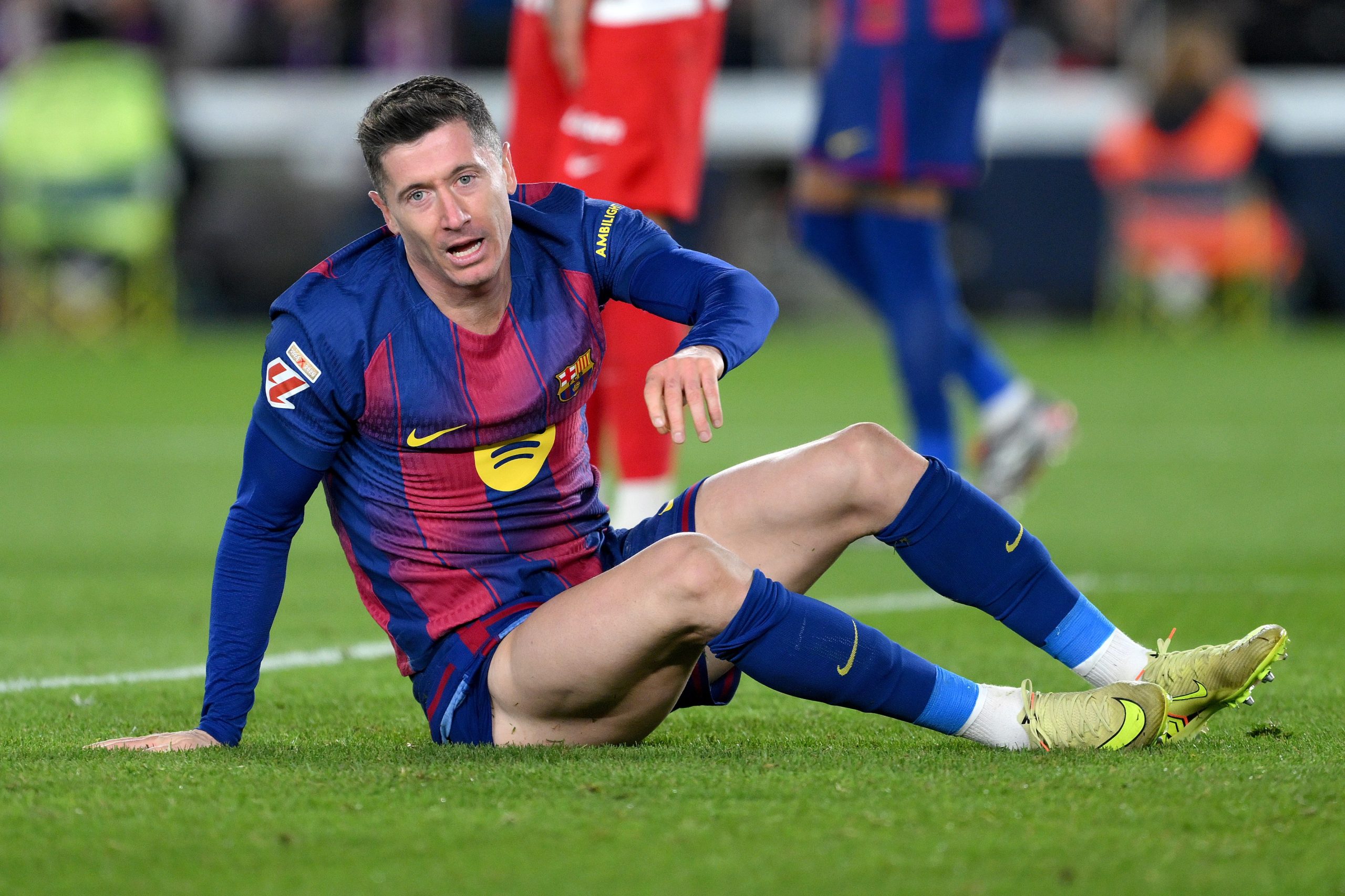 Lewandowski is no longer guaranteed a place in the starting XI.